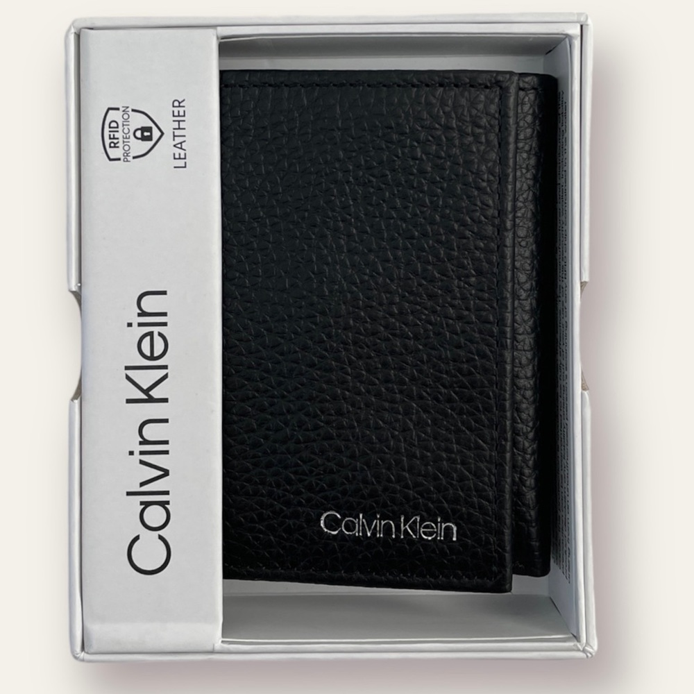 Calvin Klein Trifold Leather Wallet